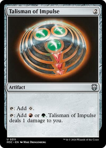 Talisman of Impulse (Commander: Modern Horizons 3) Near Mint