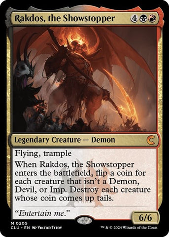 Rakdos, the Showstopper (Ravnica: Clue Edition) Near Mint