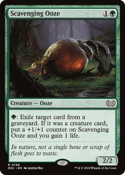 Scavenging Ooze (Commander: Duskmourn: House of Horror) Near Mint