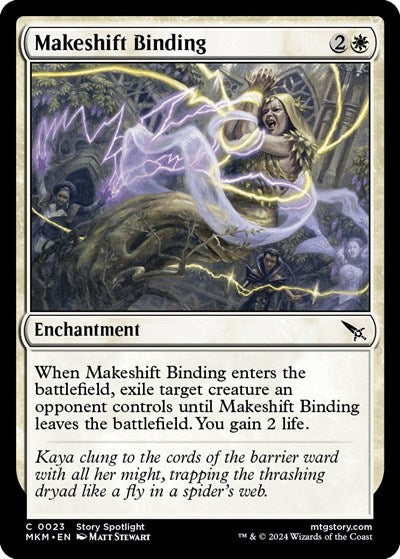 Makeshift Binding (Murders at Karlov Manor) Near Mint Foil