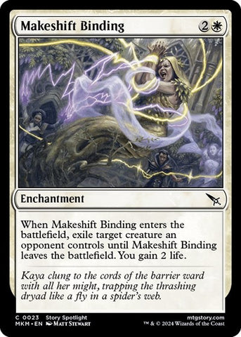 Makeshift Binding (Murders at Karlov Manor) Near Mint Foil
