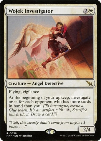 Wojek Investigator (b) (Murders at Karlov Manor) Near Mint Foil