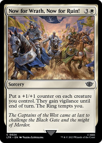 Now for Wrath, Now for Ruin! (Universes Beyond: The Lord of the Rings: Tales of Middle-earth) Near Mint Foil