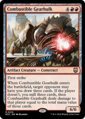 Combustible Gearhulk (Commander: Modern Horizons 3) Near Mint