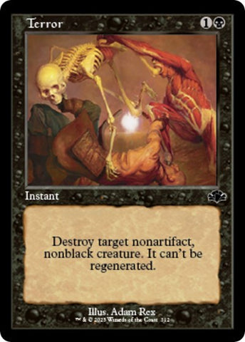 Terror (Retro Frame) (Dominaria Remastered) Near Mint