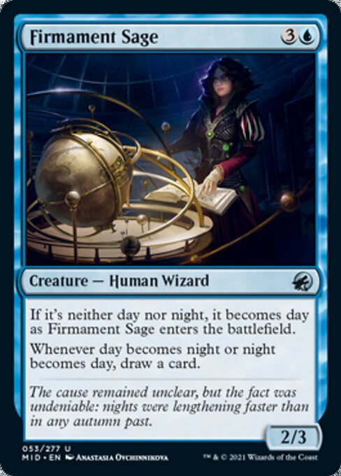 Firmament Sage (Innistrad: Midnight Hunt) Near Mint Foil