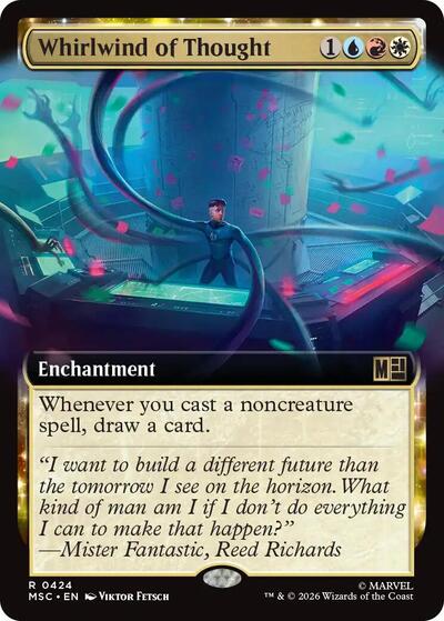 Whirlwind of Thought (Extended Art) (Commander: Marvel Super Heroes) Near Mint