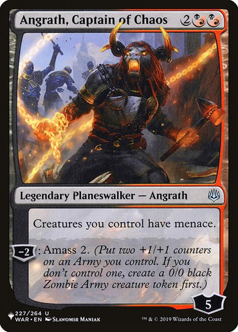 Angrath, Captain of Chaos (The List) Near Mint