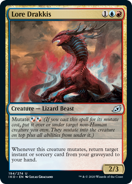 Lore Drakkis (Ikoria: Lair of Behemoths) Near Mint Foil