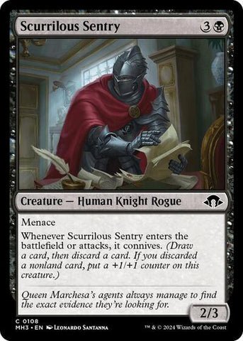 Scurrilous Sentry (Modern Horizons 3) Near Mint Foil