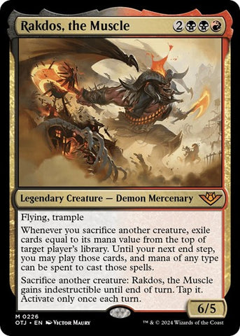 Rakdos, the Muscle (Outlaws of Thunder Junction) Near Mint
