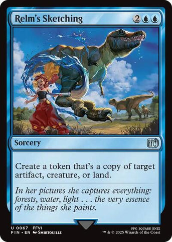 Relm's Sketching (Universes Beyond: FINAL FANTASY) Near Mint