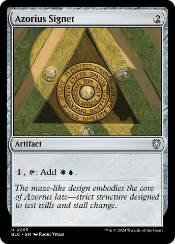 Azorius Signet [Bloomburrow Commander]