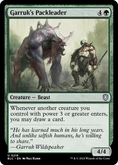 Garruk's Packleader (Commander: Bloomburrow) Near Mint