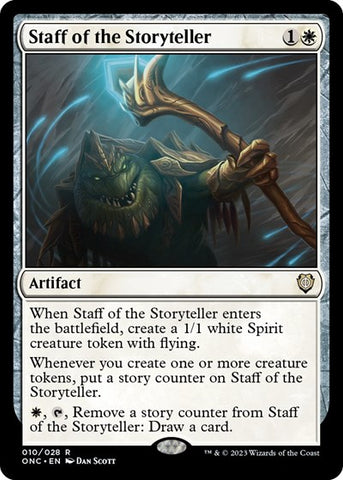 Staff of the Storyteller (Commander: Phyrexia: All Will Be One) Near Mint