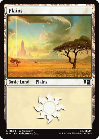 Plains (0870) (Commander: Marvel Super Heroes) Near Mint