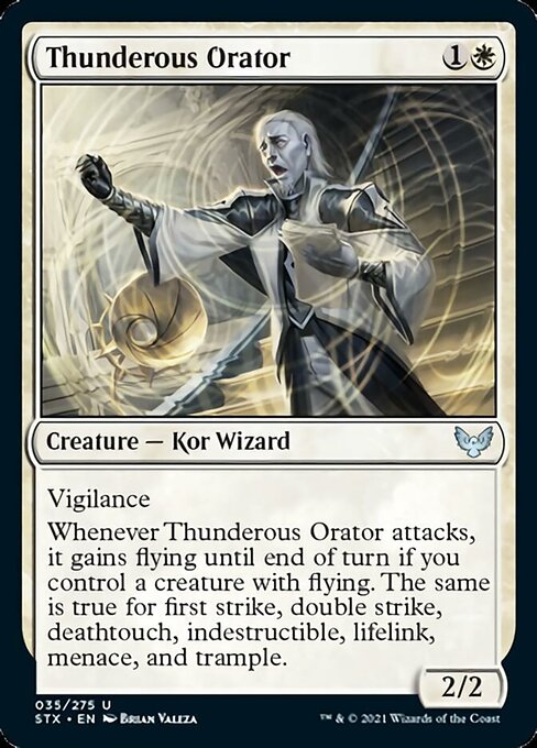 Thunderous Orator (Strixhaven) Near Mint
