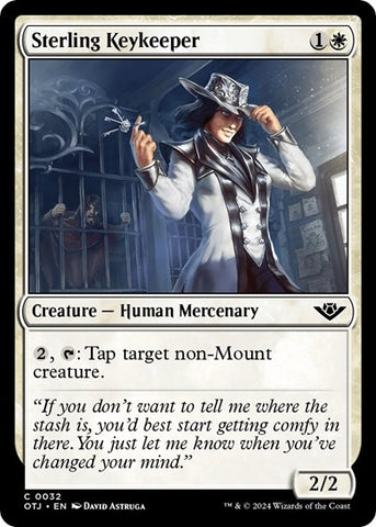Sterling Keykeeper (Outlaws of Thunder Junction) Near Mint Foil