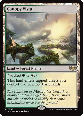 Canopy Vista (Commander: Tarkir: Dragonstorm) Near Mint