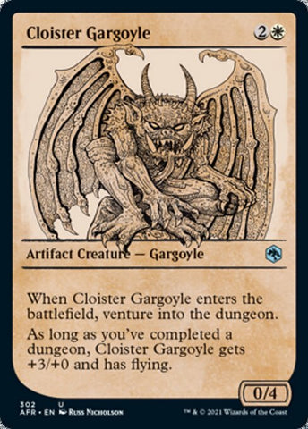 Cloister Gargoyle (Showcase) (Adventures in the Forgotten Realms) Near Mint