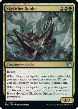 Skyfisher Spider (The Brothers' War) Near Mint Foil
