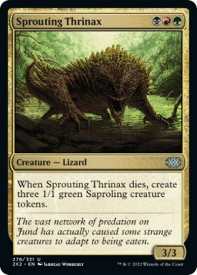 Sprouting Thrinax (Double Masters 2022) Near Mint Foil