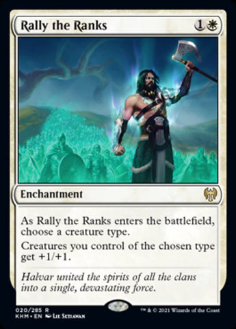 Rally the Ranks (Kaldheim) Near Mint Foil