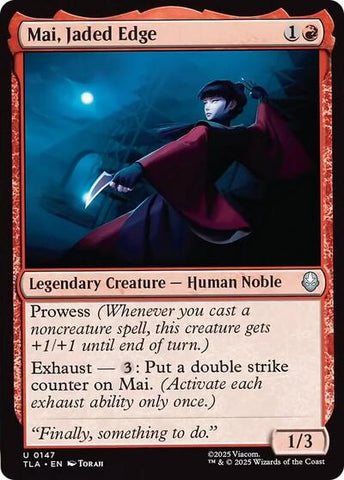 Mai, Jaded Edge (Avatar: The Last Airbender) Near Mint Foil
