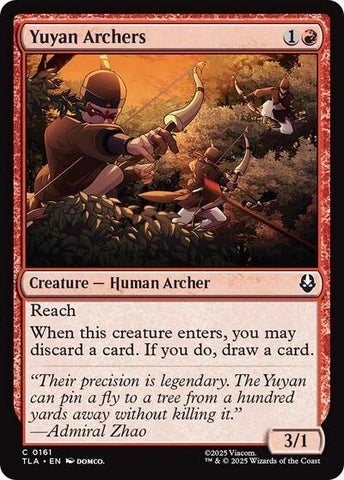 Yuyan Archers (Avatar: The Last Airbender) Near Mint Foil