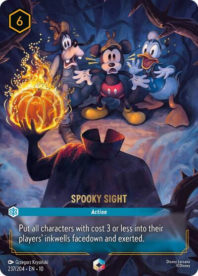 Spooky Sight (Enchanted) (Whispers in the Well) Near Mint Holofoil