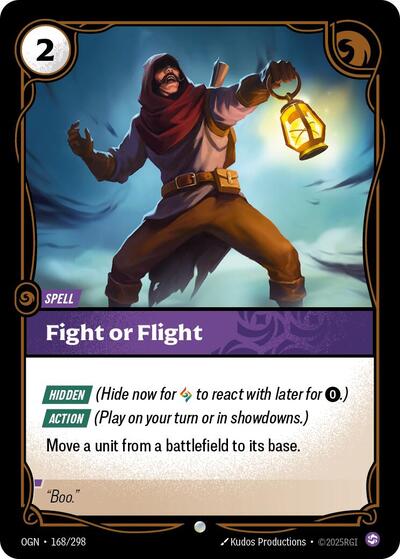Fight or Flight (Origins) Near Mint Foil
