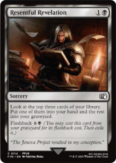 Resentful Revelation (Universes Beyond: FINAL FANTASY) Light Play Foil