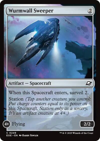 Wurmwall Sweeper (Edge of Eternities) Near Mint Foil