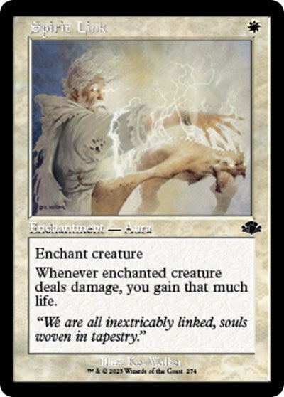 Spirit Link (Retro Frame) (Dominaria Remastered) Near Mint