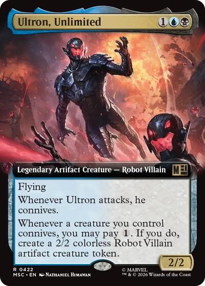 Ultron, Unlimited (Extended Art) (Commander: Marvel Super Heroes) Near Mint