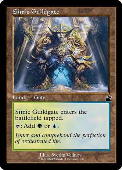 Simic Guildgate (Retro Frame) (Ravnica Remastered) Near Mint