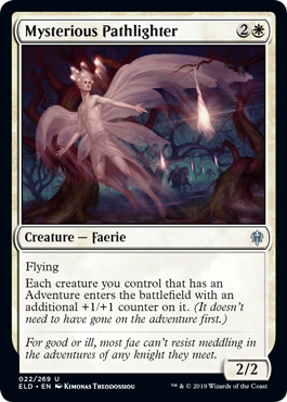 Mysterious Pathlighter (Throne of Eldraine) Near Mint Foil