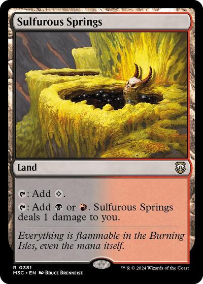 Sulfurous Springs (Commander: Modern Horizons 3) Near Mint