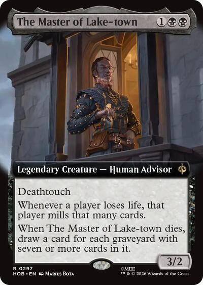 The Master of Lake-town (Extended Art) (The Hobbit) Near Mint Foil