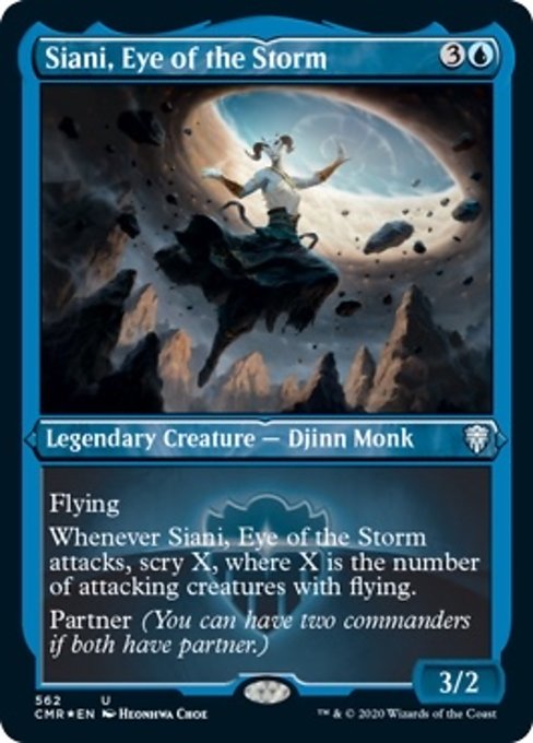 Siani, Eye of the Storm (Foil Etched) (Commander Legends) Near Mint Foil