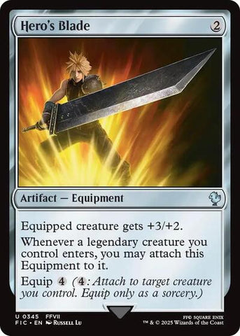 Hero's Blade (Commander: FINAL FANTASY) Near Mint
