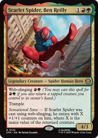 Scarlet Spider, Ben Reilly (Marvel's Spider-Man) Near Mint
