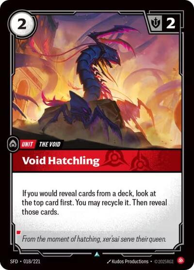 Void Hatchling (Spiritforged) Near Mint Foil