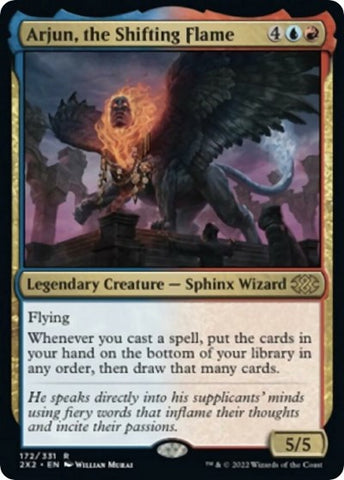 Arjun, the Shifting Flame (Double Masters 2022) Near Mint Foil
