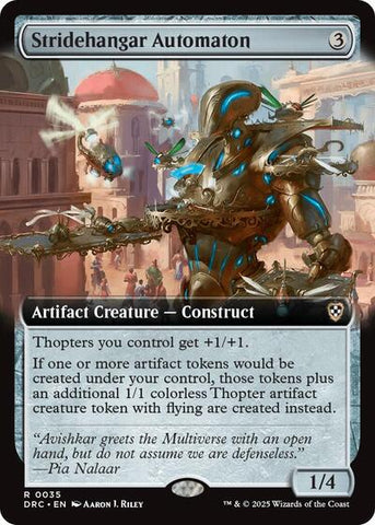 Stridehangar Automaton (Extended Art) (Commander: Aetherdrift) Near Mint