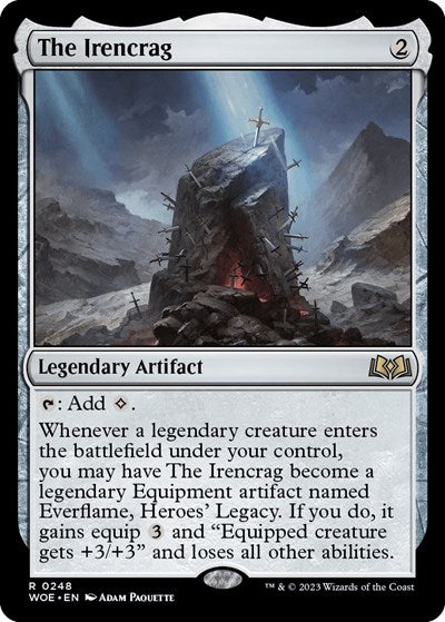The Irencrag (Wilds of Eldraine) Light Play Foil
