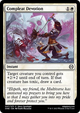 Compleat Devotion (Phyrexia: All Will Be One) Near Mint Foil
