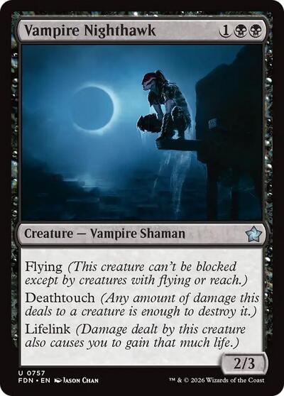 Vampire Nighthawk (0757) (Foundations) Near Mint