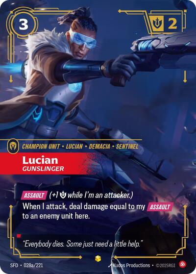 Lucian Gunslinger (Alternate Art) (Spiritforged) Near Mint Foil