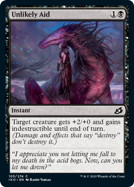 Unlikely Aid (Ikoria: Lair of Behemoths) Near Mint Foil